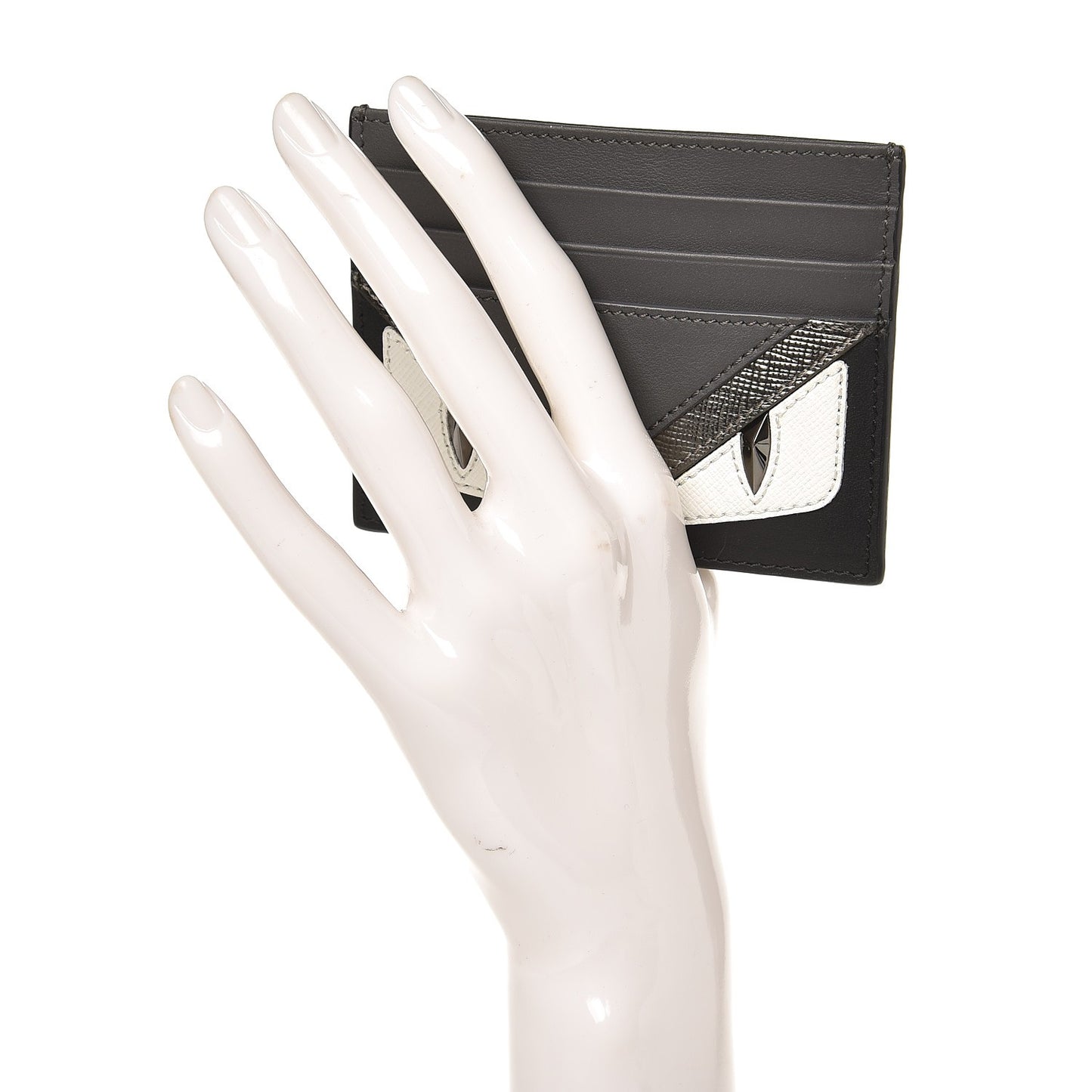 Vitello Century Elite Monster Eyes Card Holder Asfalto Graphite