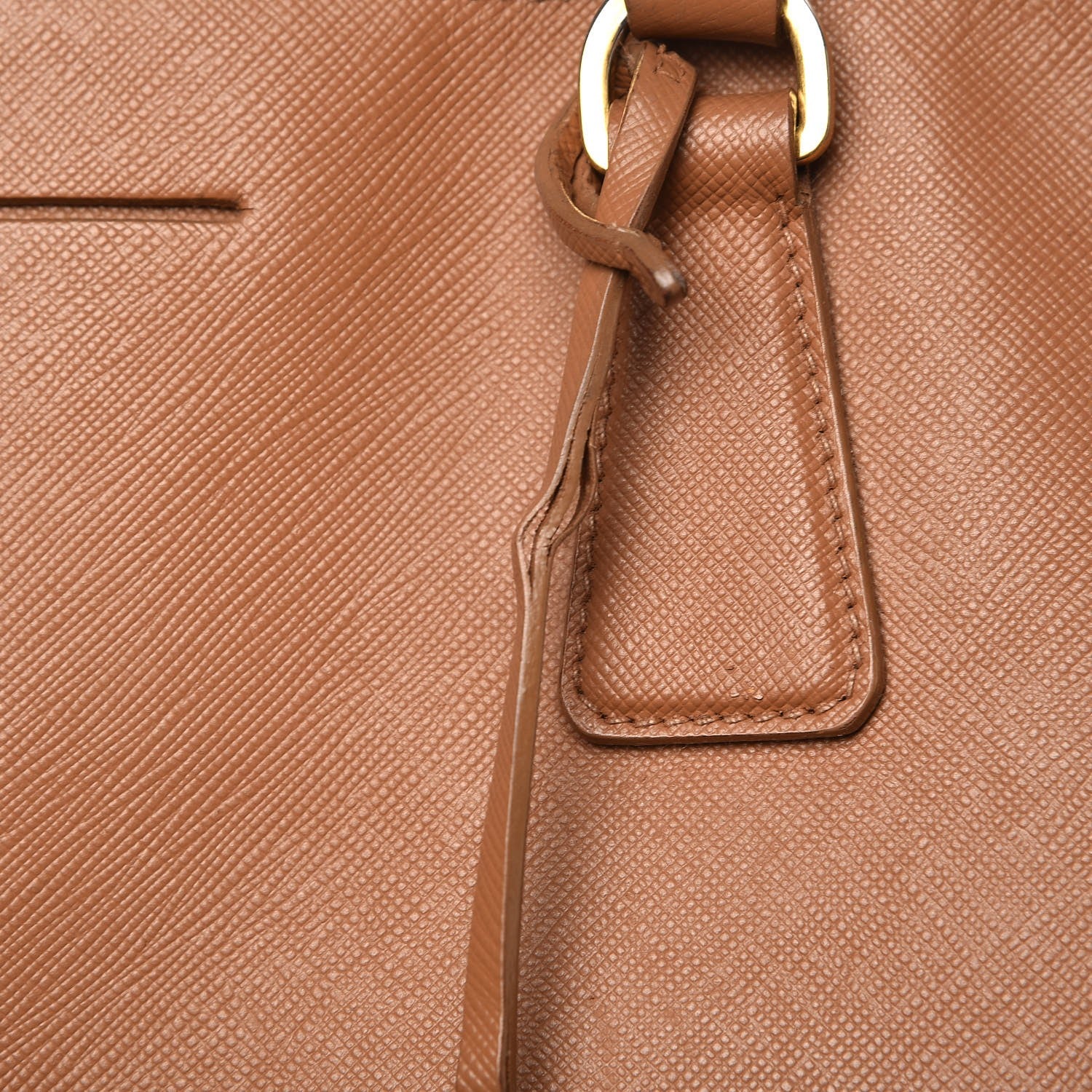 Prada Saffiano Lux Extra Large Galleria Double Zip Tote Caramel 14 of 18