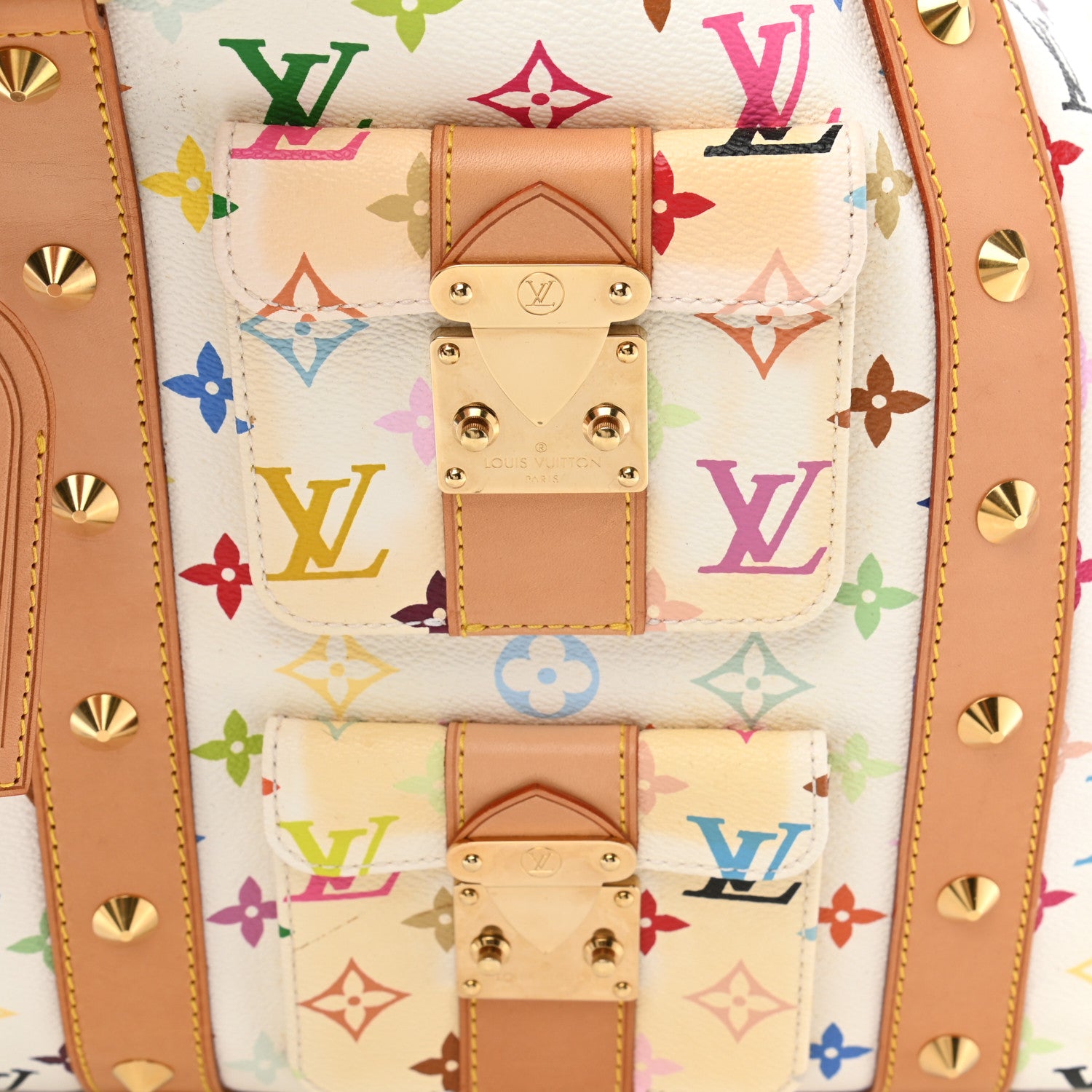 Louis Vuitton Monogram Multicolor Keepall 45 White 13 of 13