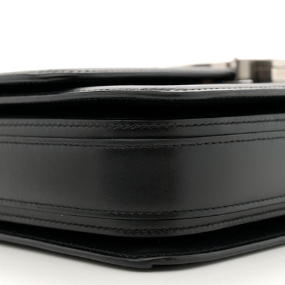 Saint Laurent Box Calfskin Monogram Medium Solferino Satchel Black 9 of 12