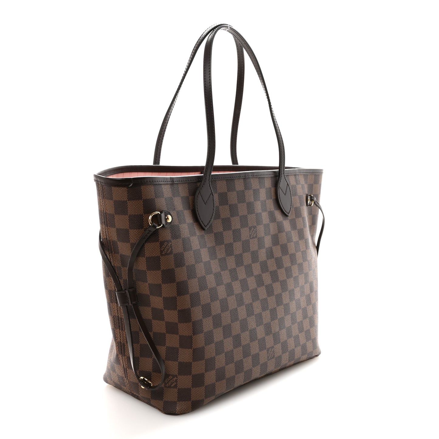 Damier Ebene Neo Neverfull MM Rose Ballerine