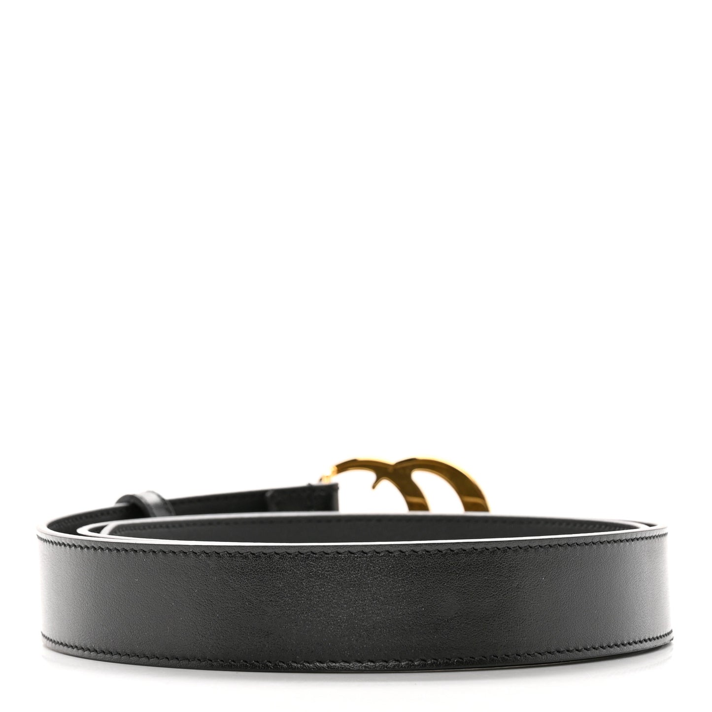 Plutone Calfskin Double G 30mm Belt 100 40 Black