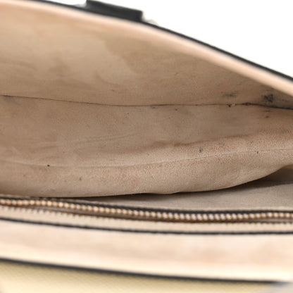 Christian Dior Grained Calfskin Saddle Bag With Strap Latte 9 of 29