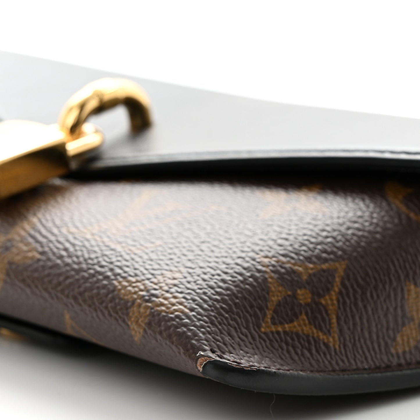 Monogram Padlock On Strap Black