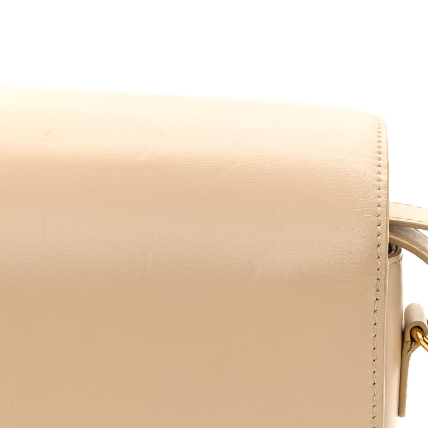 Shiny Calfskin Medium Triomphe Nude