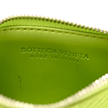 Bottega Veneta Nappa Embossed Intrecciato Zipped Card Case Kiwi 6 of 8
