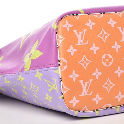 Louis Vuitton Monogram Giant Neverfull MM Pink Lilac 10 of 12