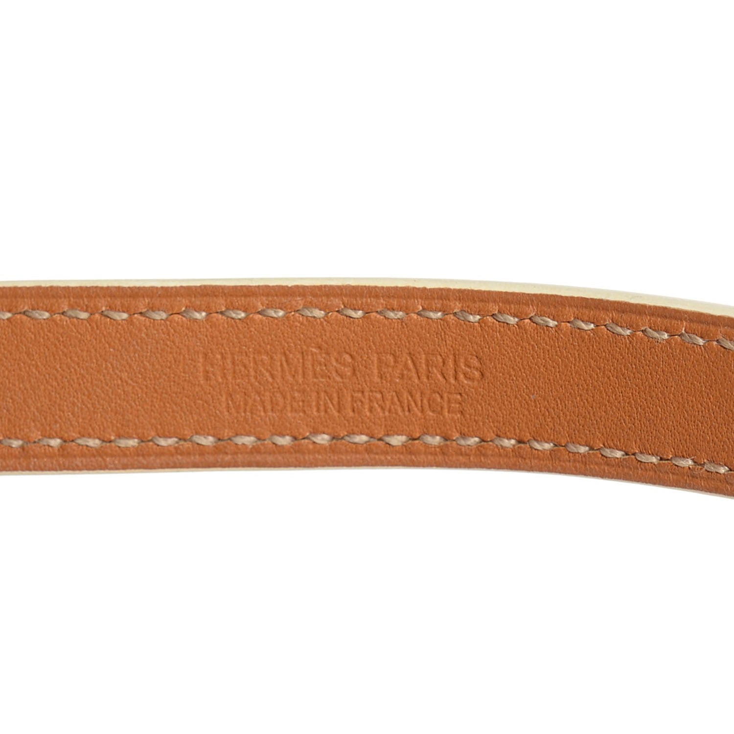 Hermes Epsom Rivale Bracelet S White 7 of 9