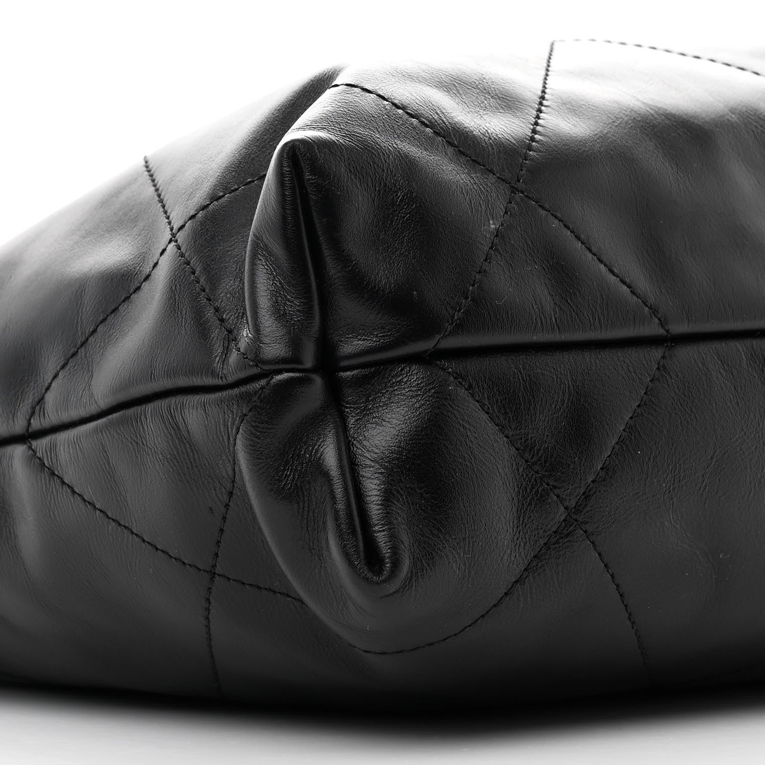 Chanel Shiny Calfskin Quilted Small Chanel 22 Black 11 of 12
