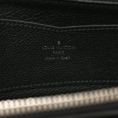Louis Vuitton Calfskin Zippy Lockme Wallet Black 6 of 6