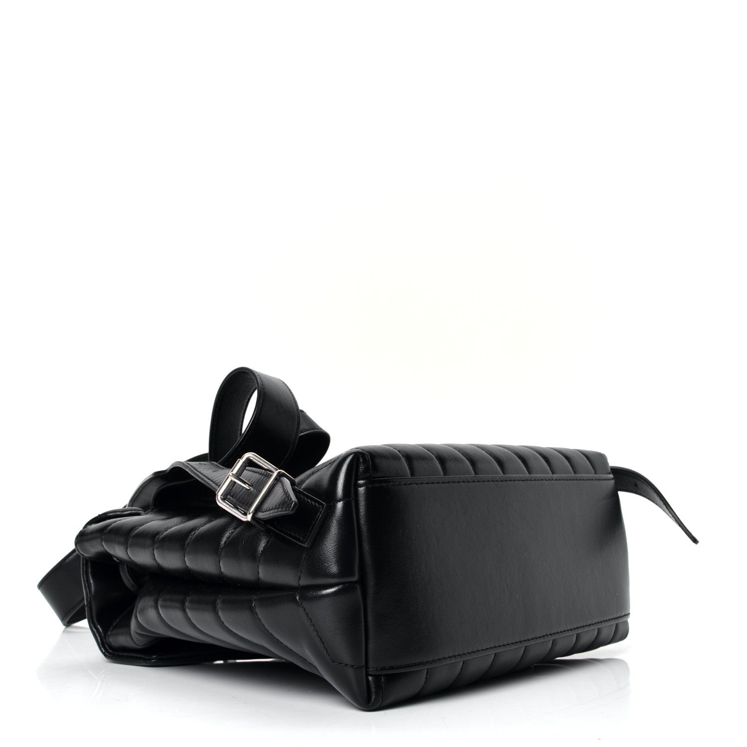 Saint Laurent Calfskin Y Quilted Monogram Small Loulou Backpack Black 3 of 4