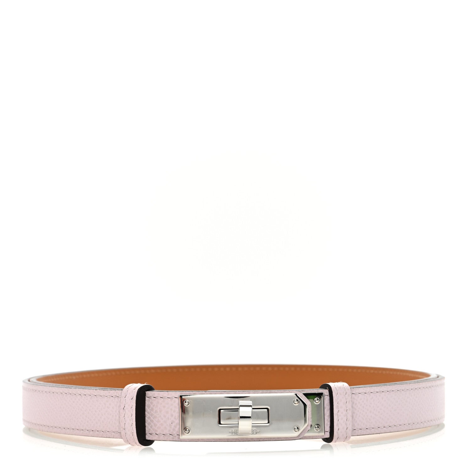 Hermes Epsom Kelly Belt Mauve Pale 1 of 3