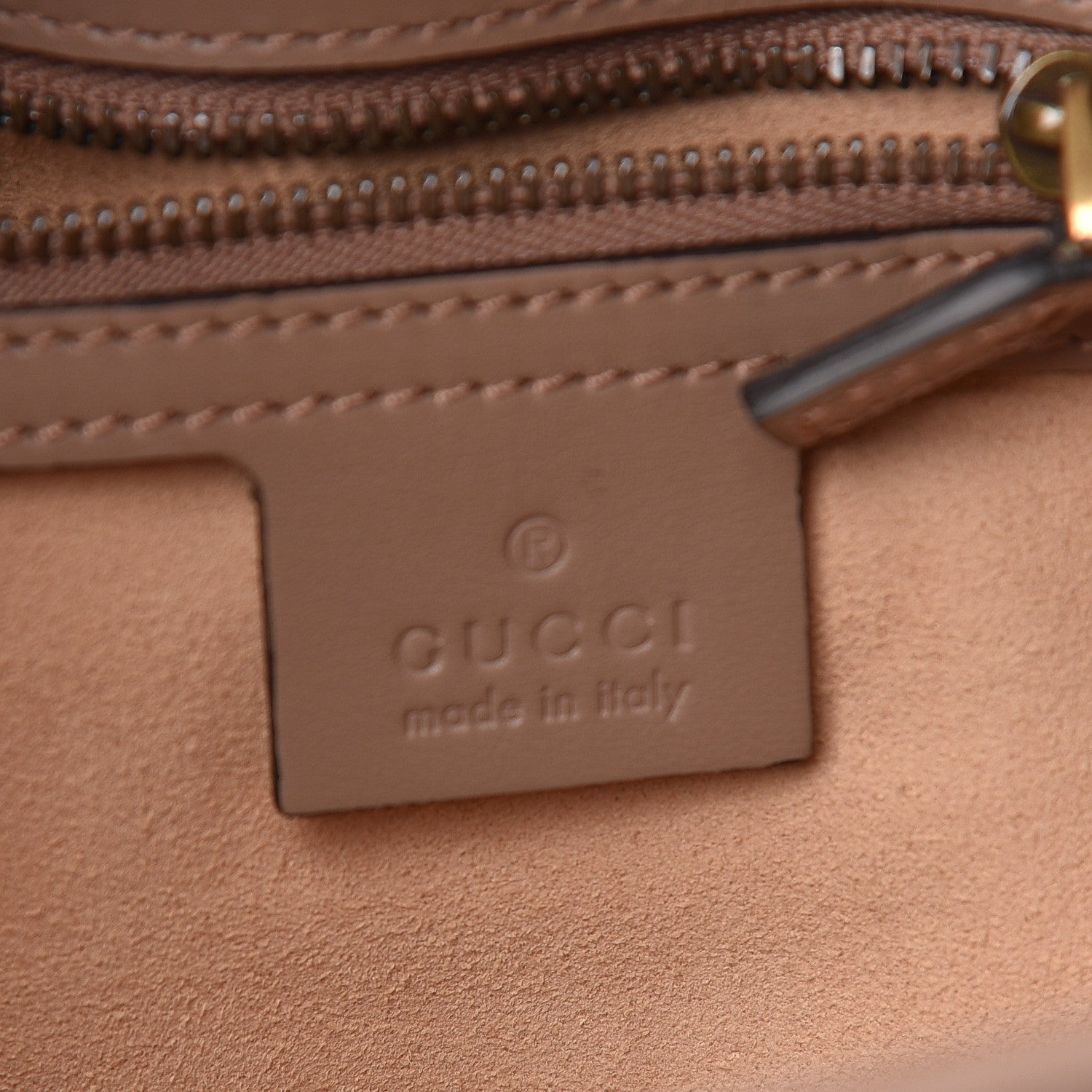 Gucci Calfskin Matelasse Small GG Marmont Shoulder Bag Porcelain Rose 9 of 10