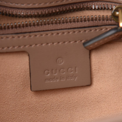 Gucci Calfskin Matelasse Small GG Marmont Shoulder Bag Porcelain Rose 9 of 10