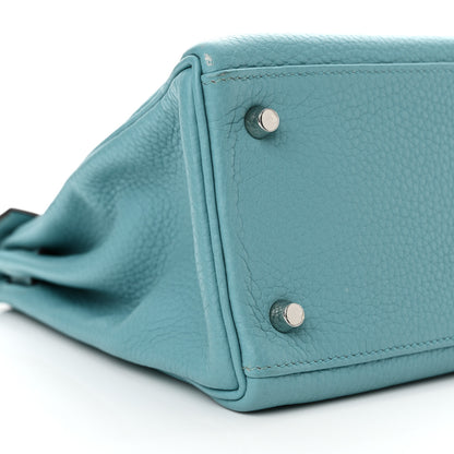 Hermes Taurillon Clemence Kelly Retourne 28 Bleu Atoll 10 of 11