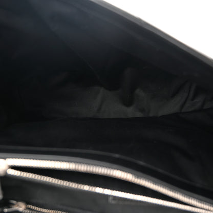 Saint Laurent Calfskin Y Quilted Monogram Large Loulou Chain Satchel Black 9 of 19