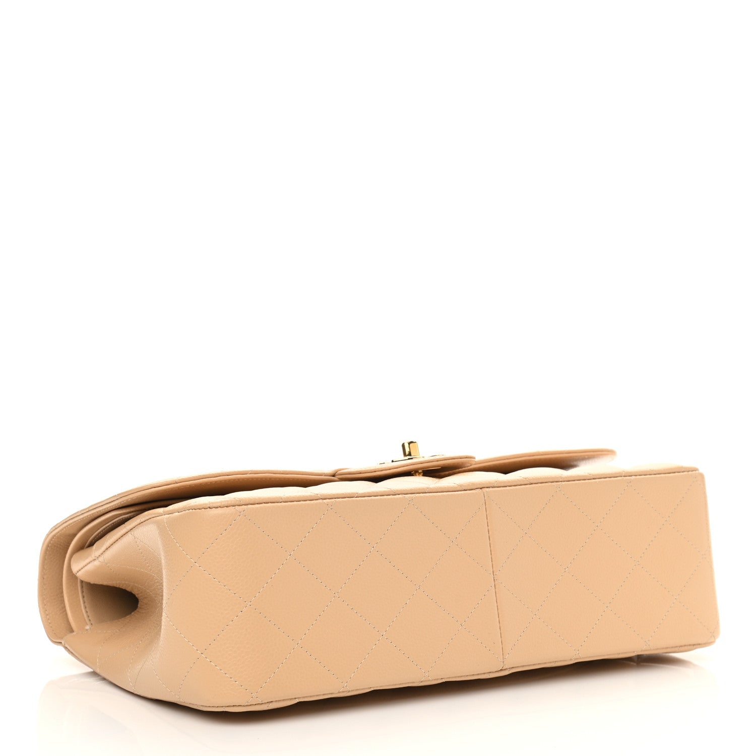 Chanel Caviar Quilted Jumbo Double Flap Beige Clair 4 of 11