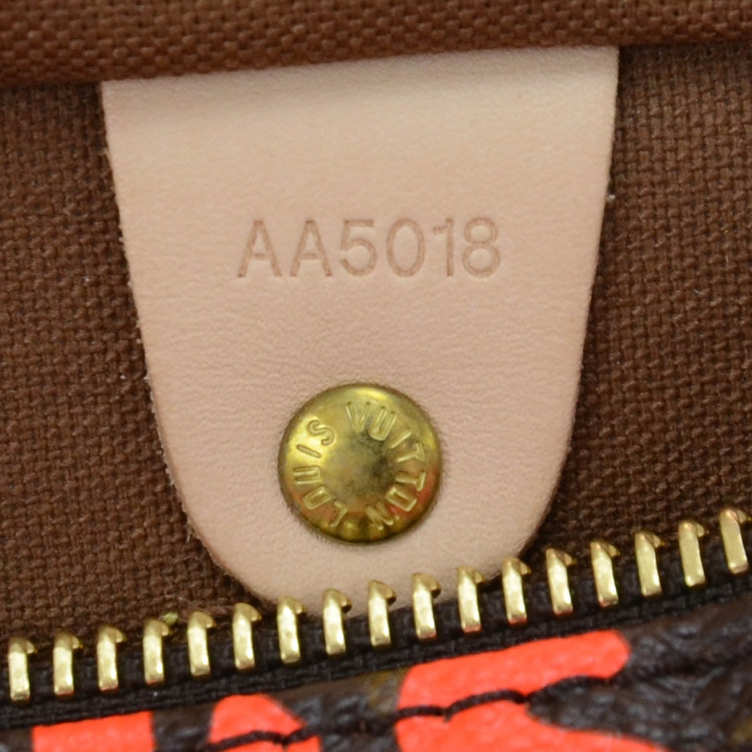 Louis Vuitton Monogram Graffiti Speedy 30 Orange 6 of 8