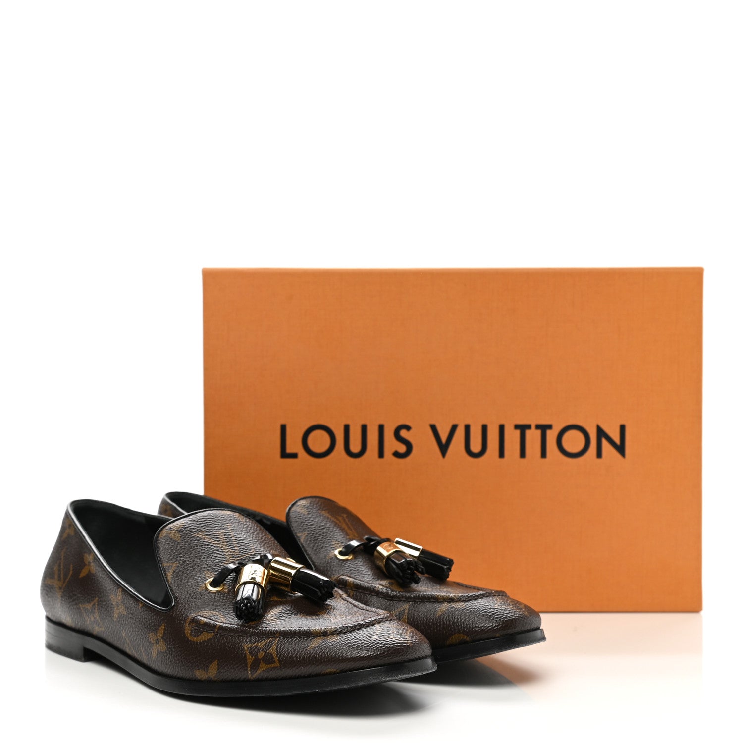 Louis Vuitton Monogram Society Loafers 38 11 of 11
