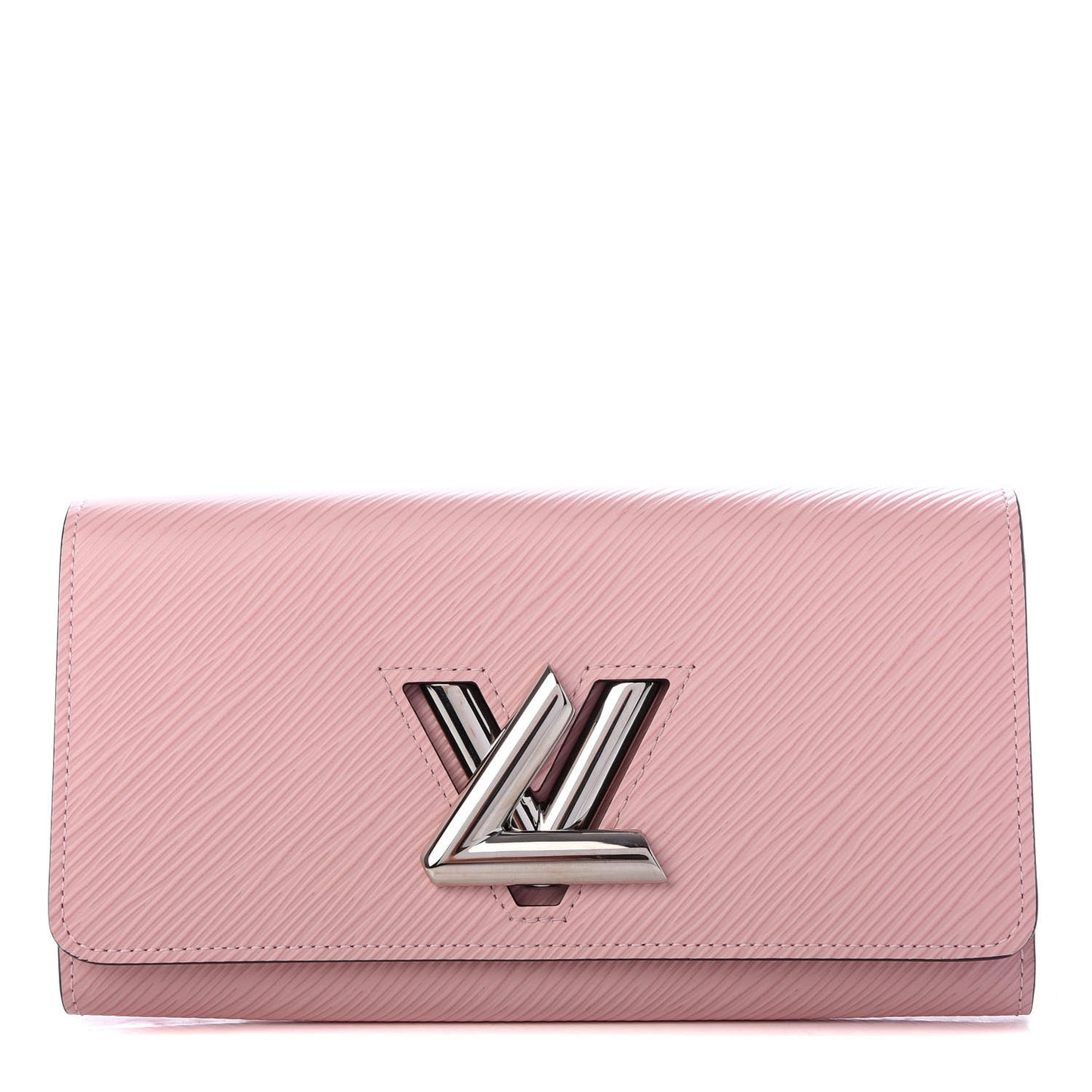 Epi Twist Wallet Rose Ballerine
