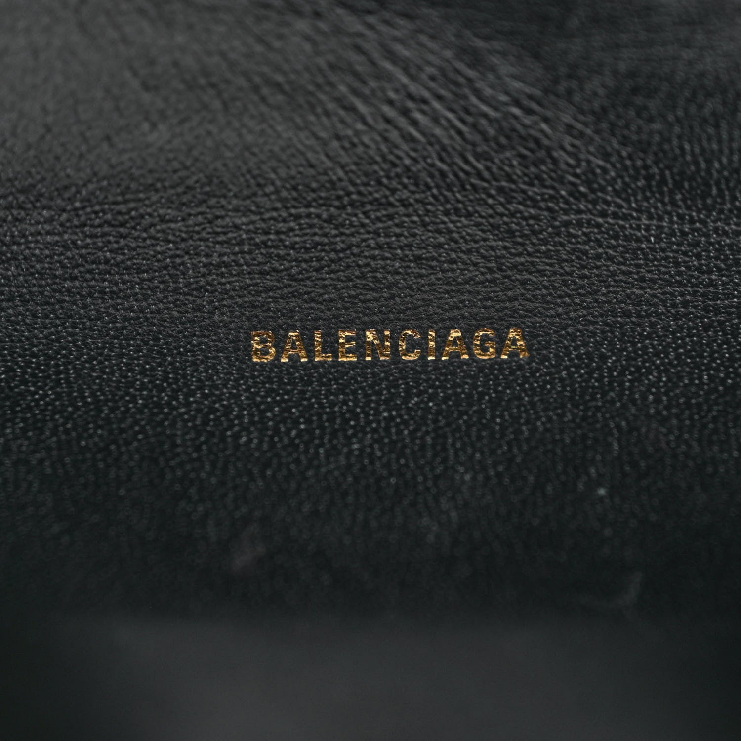 Balenciaga Shiny Box Calfskin Hourglass Top Handle Bag XS Black 6 of 10