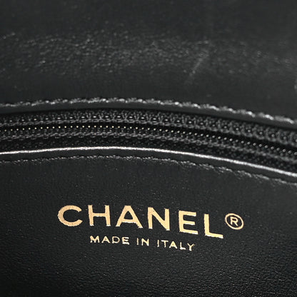 Chanel Lambskin Quilted Mini Heart Charms Flap Black 6 of 10