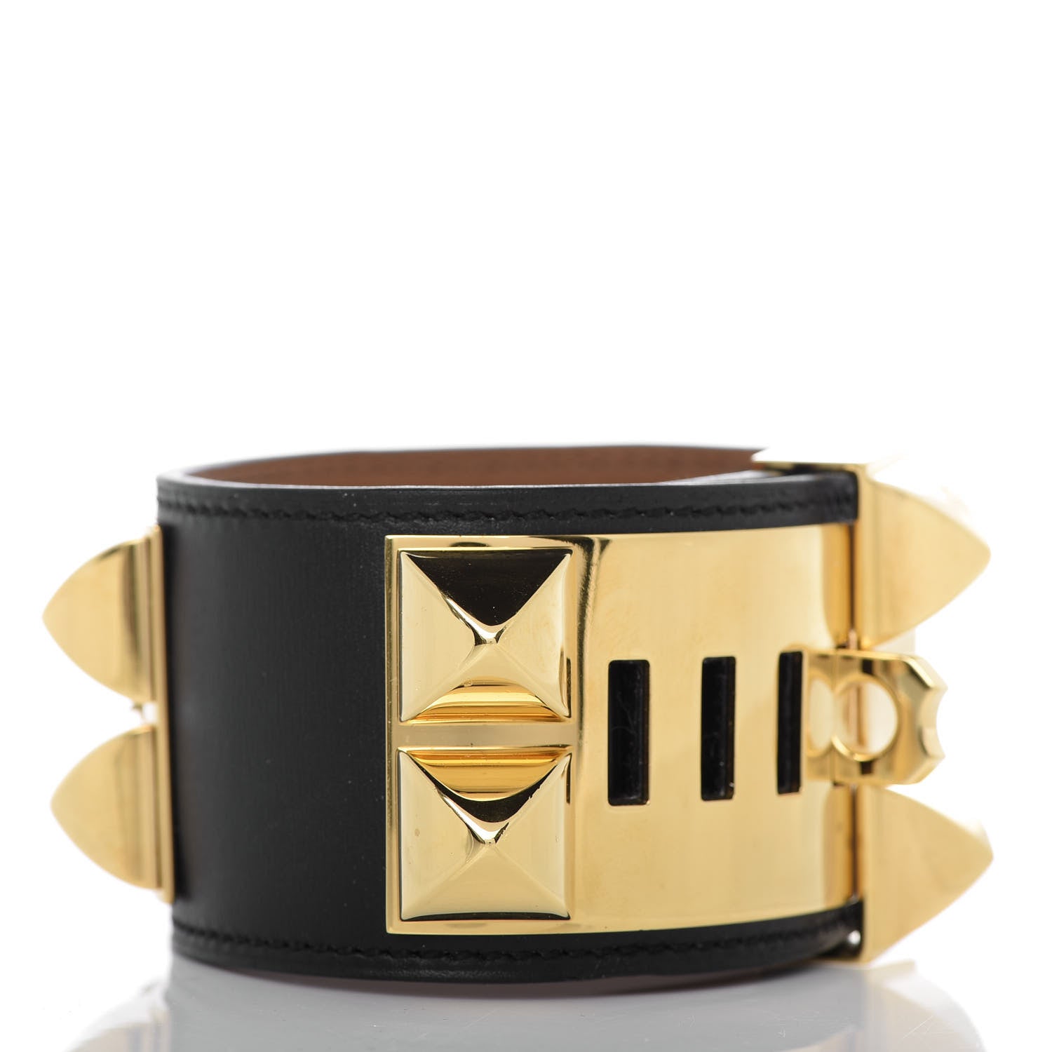 Hermes Chamonix Collier de Chien CDC Bracelet S Black 3 of 5