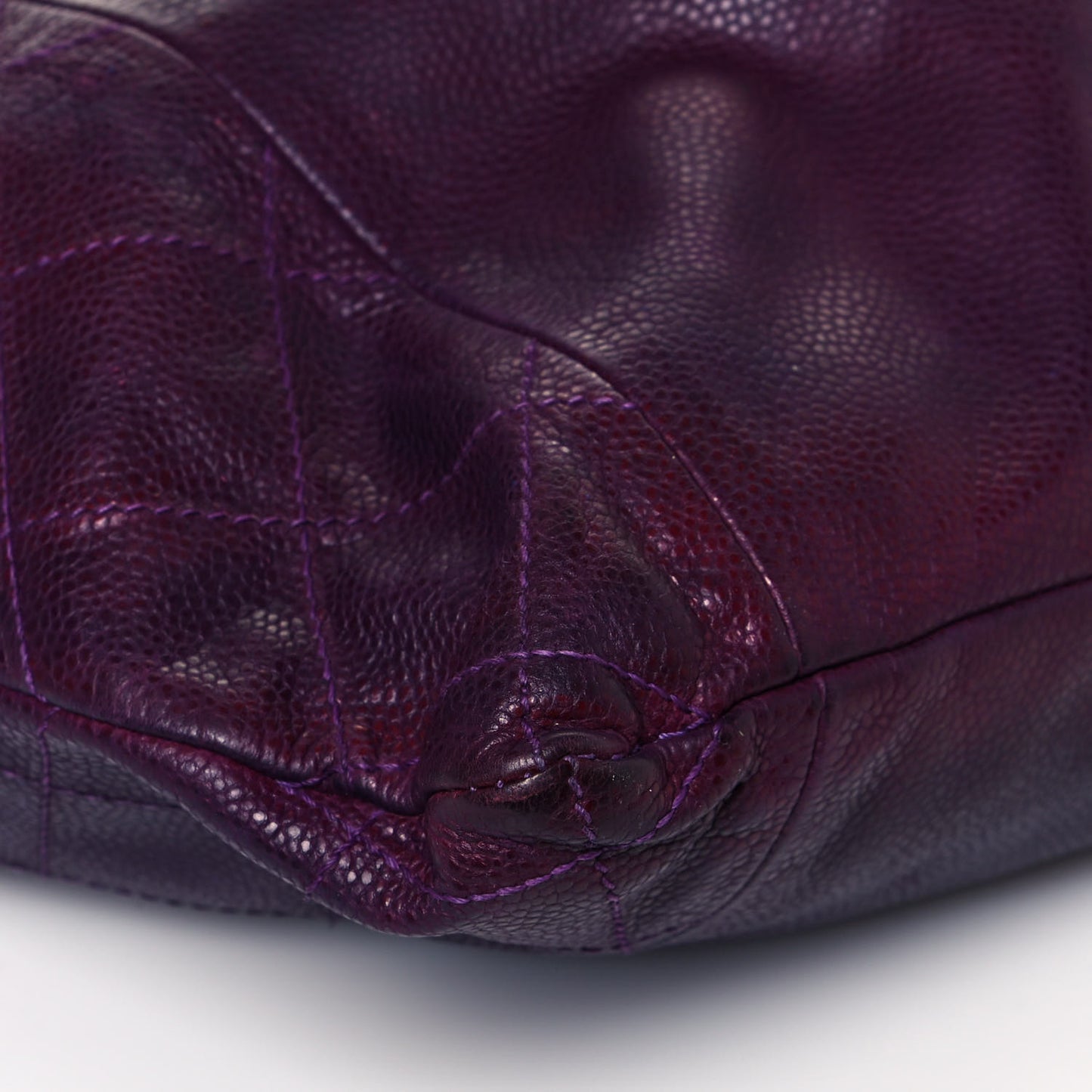 Caviar 31 Drawstring Tote Burgundy