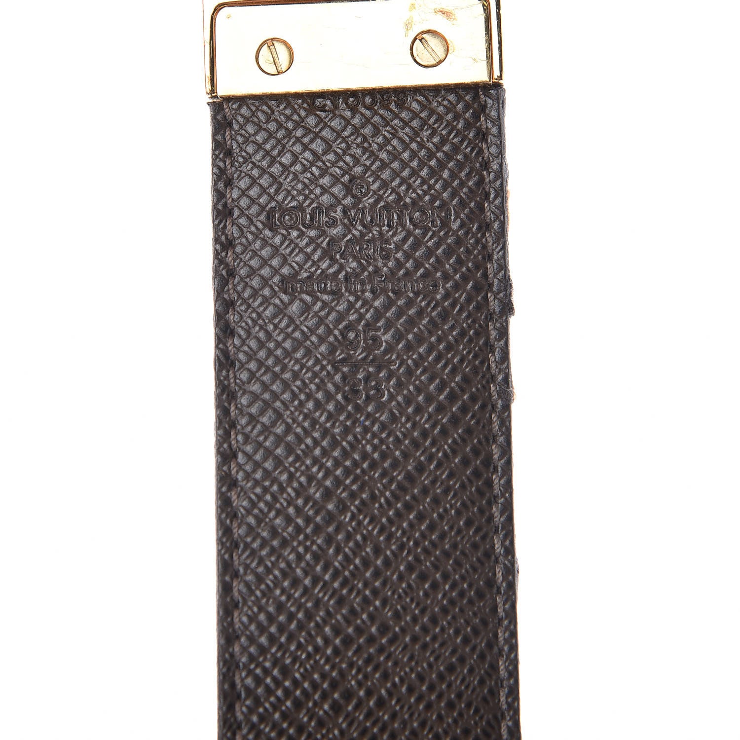 Louis Vuitton Damier Ebene 35mm Inventeur Reversible Belt 95 38 7 of 10