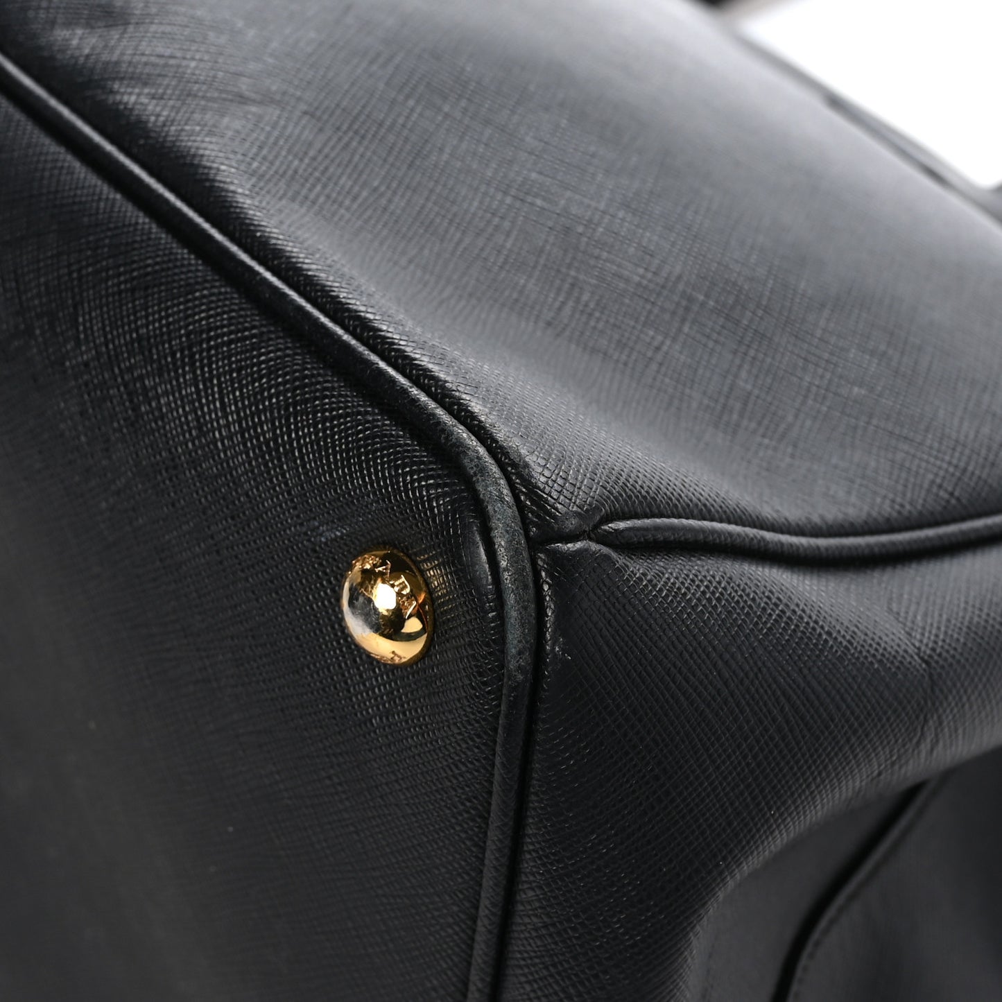 Saffiano Lux Large Tote Black
