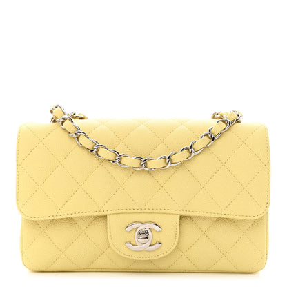 Chanel Caviar Quilted Mini Rectangular Flap Light Yellow 1 of 11