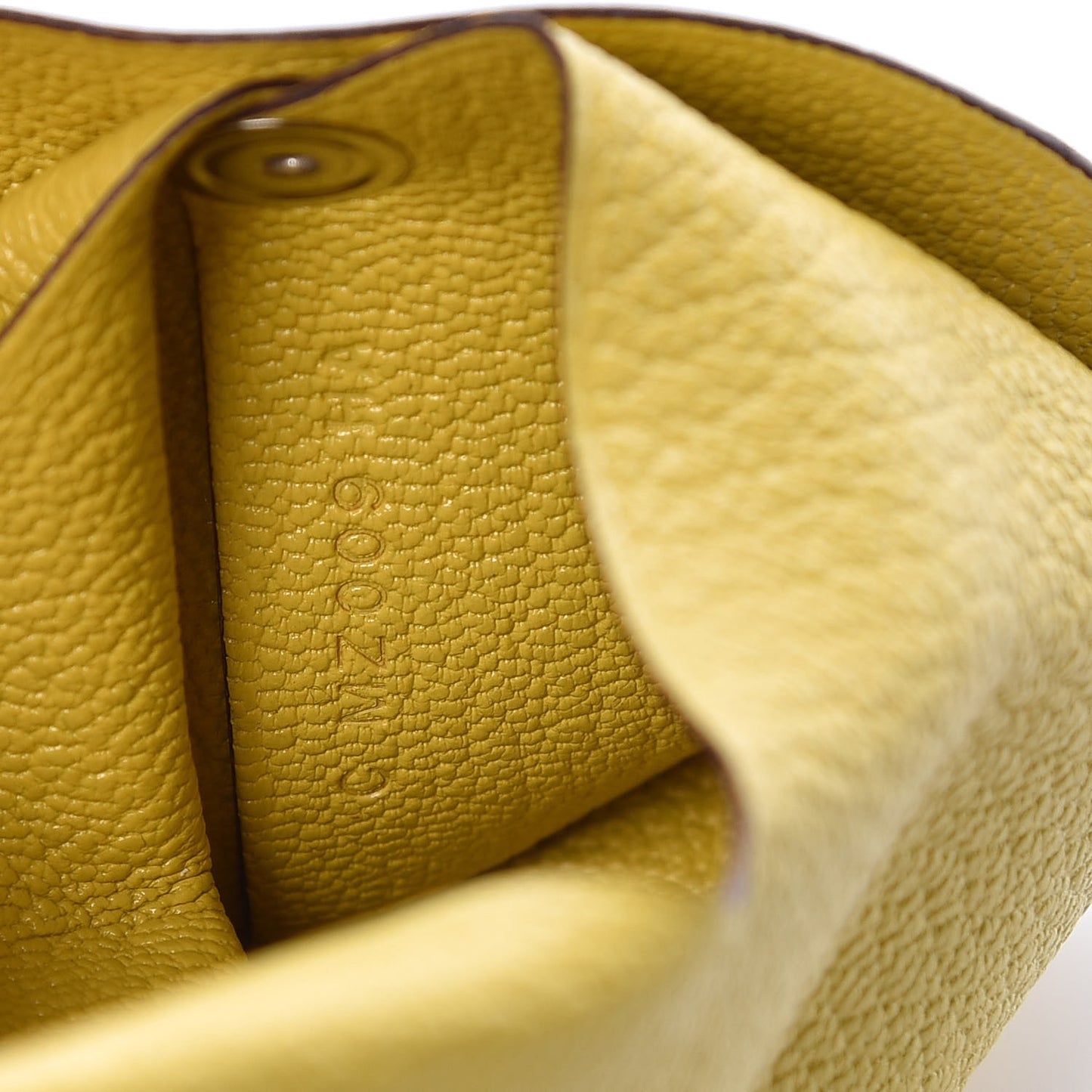 Chevre Mysore Bastia Coin Purse Jaune de Naples