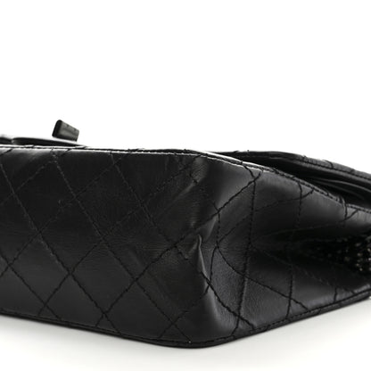 Chanel Aged Calfskin Quilted 2.55 Reissue 225 Flap So Black 10 of 10