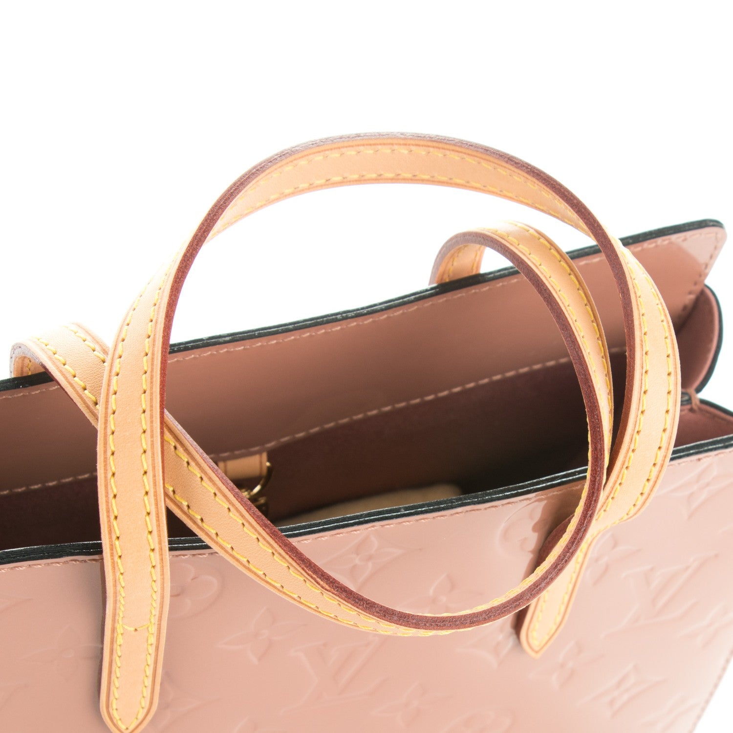Louis Vuitton Vernis Catalina BB Rose Velours 8 of 9