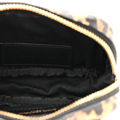 Saint Laurent Calfskin Heart Leopard Print Monogram Baby Lou Camera Bag Toffee 5 of 10