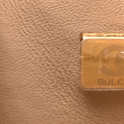 Chanel Caviar Quilted Medium Double Flap Dark Beige 7 of 10