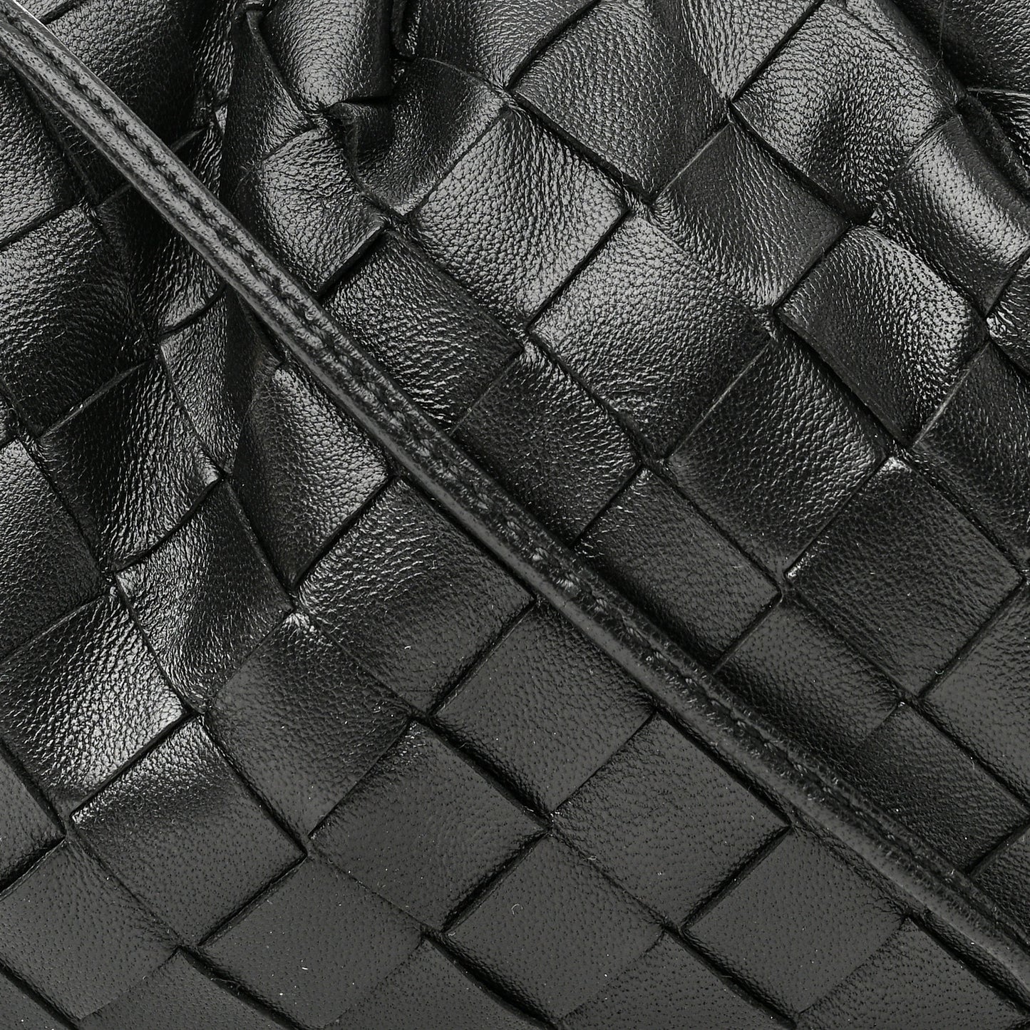 Nappa Intrecciato The Mini Pouch Black