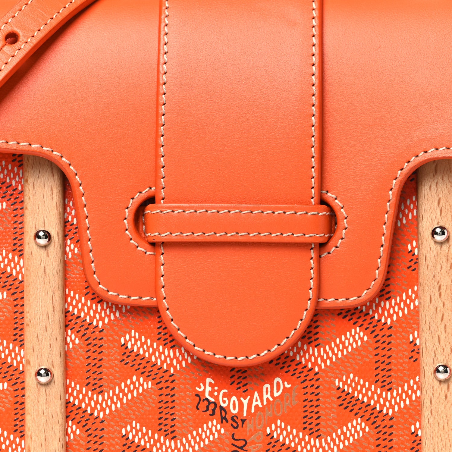 Goyard Goyardine Structure Mini Saigon Orange 7 of 11