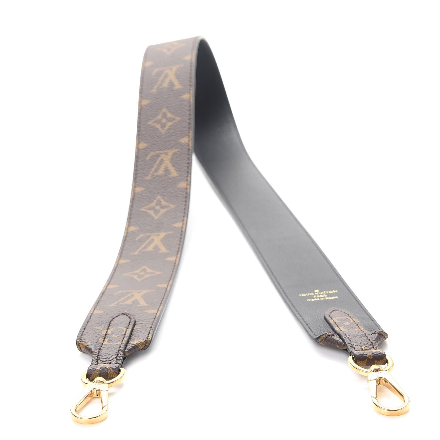 Louis Vuitton Monogram Bandouliere Shoulder Strap Black 4 of 8