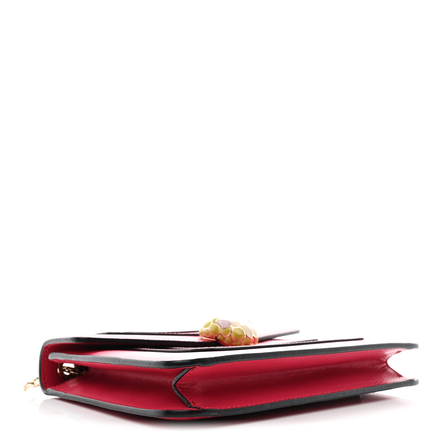 Bulgari Calfskin Small Serpenti Forever Snake Strap Crossbody Bag Pink 4 of 10