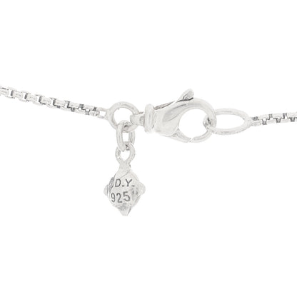 David Yurman Sterling Silver Diamond Black Onyx 7mm Chatelaine Pave Bezel Pendant Necklace 5 of 6