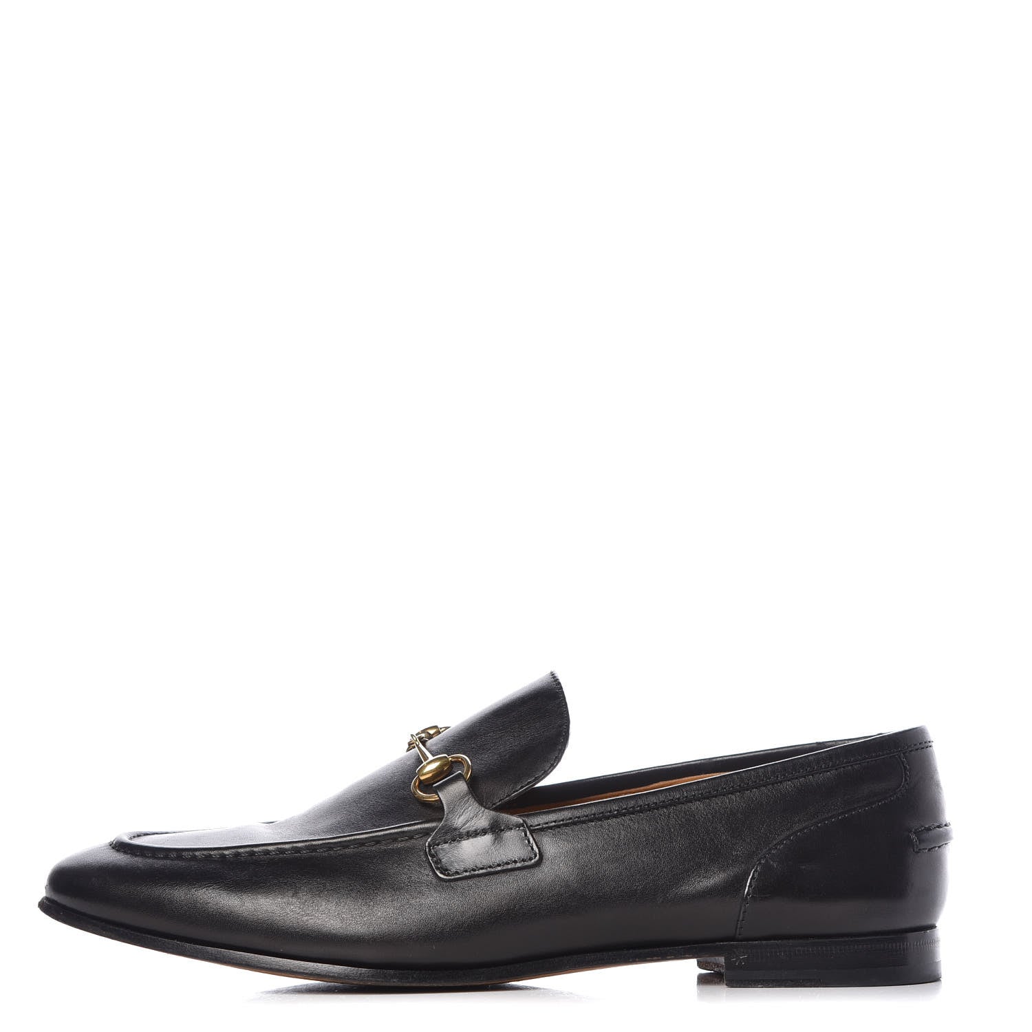 Gucci Calfskin Womens Jordaan Loafers 39 Black 1 of 21