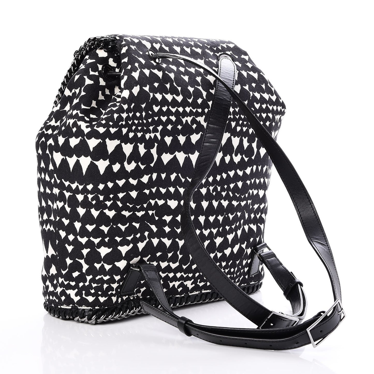 Shaggy Deer Hearts Falabella Backpack Bag Black