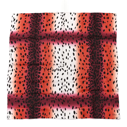 Christian Dior Silk Wildior 70 Square Scarf Rouge 1 of 3