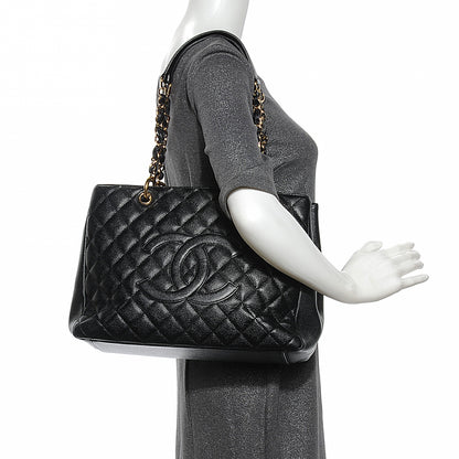 Chanel Caviar Grand Shopping Tote GST Black 2 of 9
