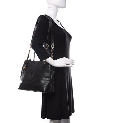 Chanel Caviar CC Shoulder Bag Black 2 of 11