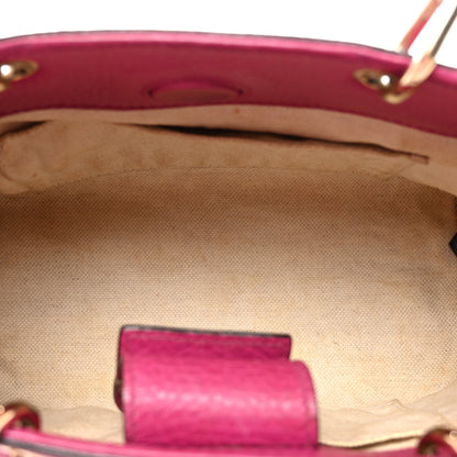 Gucci Calfskin Mini Bamboo Shopper Tote Bright Bougainvillea 5 of 11
