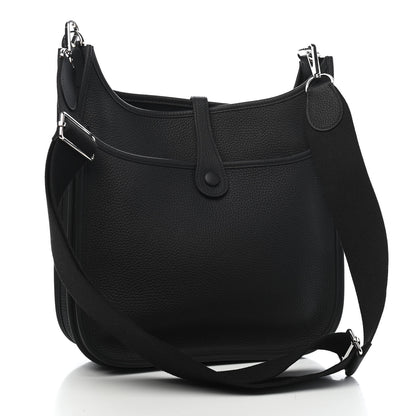 Hermes Taurillon Clemence Evelyne III PM Black 3 of 10