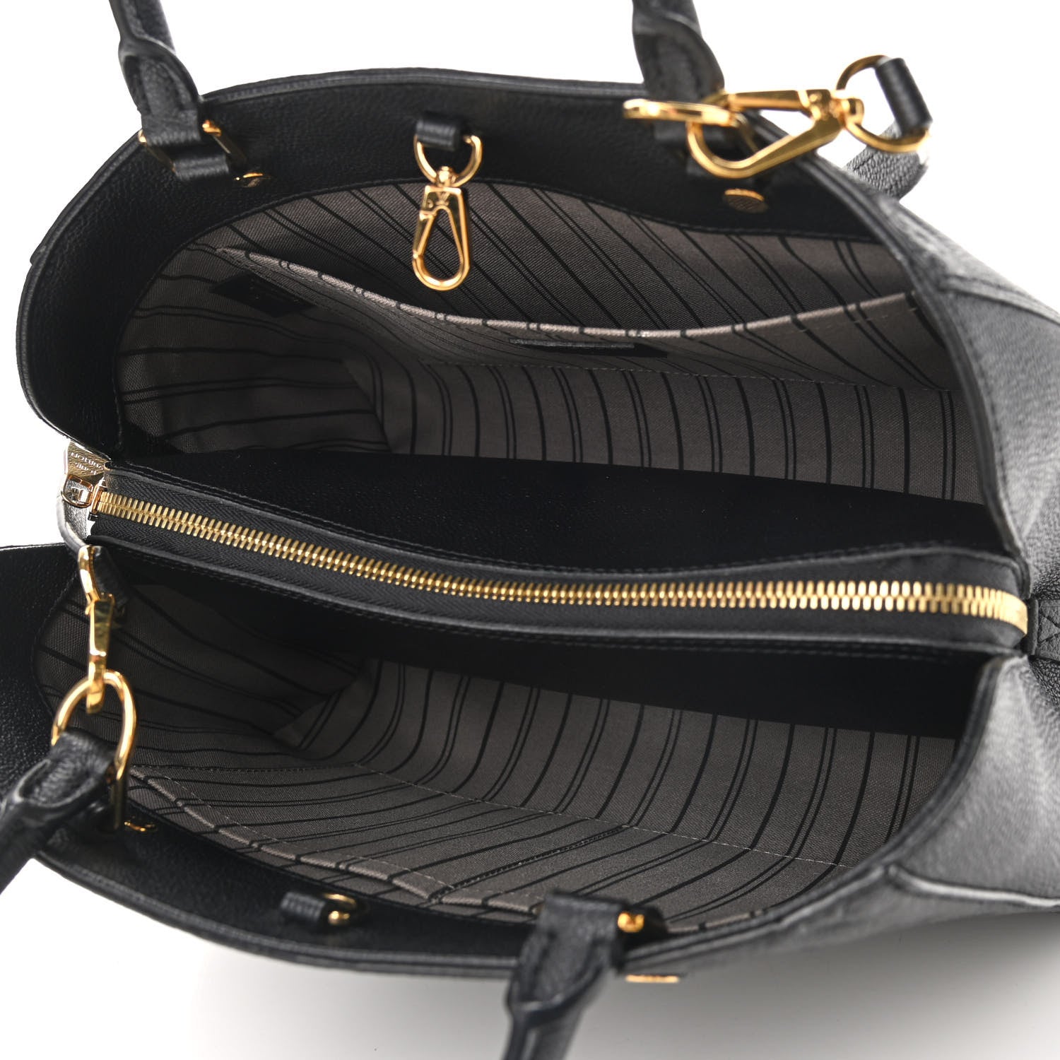 Louis Vuitton Empreinte Montaigne MM Black 5 of 10
