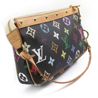 Louis Vuitton Monogram Multicolor Pochette Accessories Black 3 of 9